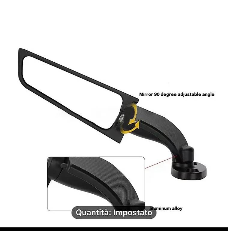 Tutti pezzi di ricambio per scooter: Specchietti scooter e moto  – Usato da locarno venduto da Emilio87 1