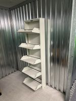 Schuhschrank Weiss Metall 5 Ablagen