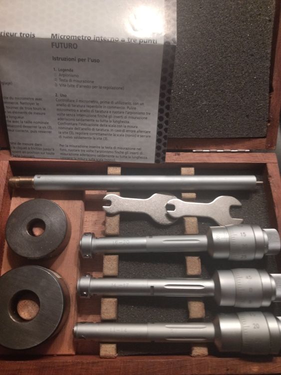 Micromètre D'intérieur TESA Tri-o-bor – 100-110 Mm – Résolution 0,002 Mm – Occasion