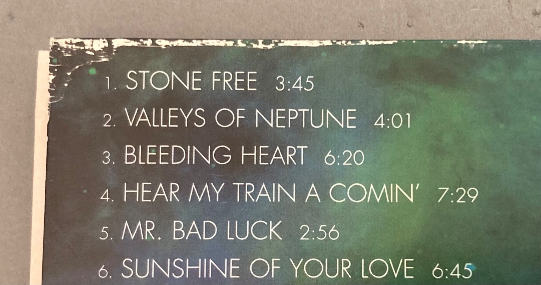 CDs: JIMI HENDRIX - VALLEYS OF NEPTUNE – Gebraucht aus Poliez-Pittet von Newtown-Records 4