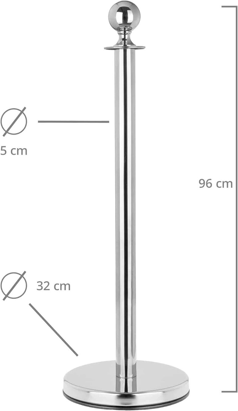Autres décorations & accessoires: Personenleitsystem chrom + Samtkordel – Neuf avec emballage d'origine à Bottighofen par zaap 8