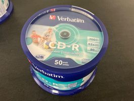 Verbatim CD-R  Rohlinge 700MB, 52x speed, 80 min