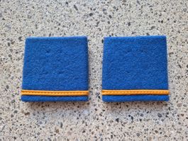Gradabzeichen Patten Set Leutnant Sanitätstruppen