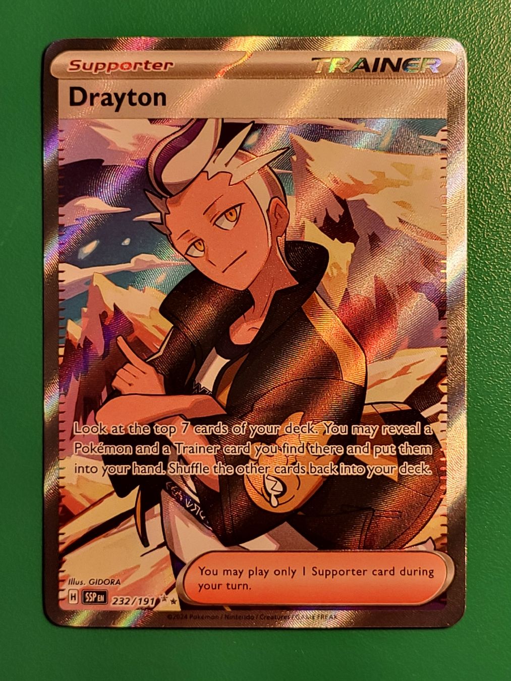 Pokémon Sammelbilder & Trading cards: 🇬🇧 Drayton 232/191 – Gebraucht aus Grindelwald von lego9