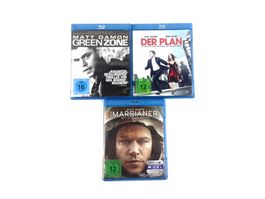 Matt Damon - 3 Blu-ray Film-Bundle - Top Zustand