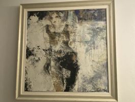 Tableau peinture signé Colomba