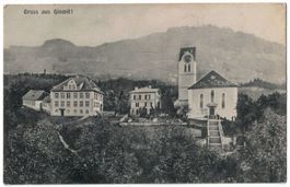 Gruss aus Hinwil!, gelaufen 1916