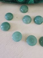 10 Stk. runde Aventurin Cabochons / Lager-Sondererkauf