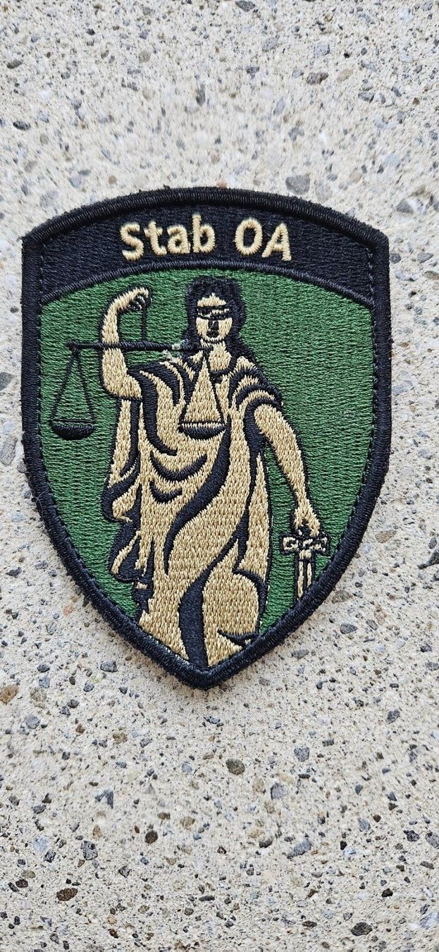 Schweizer Armee Placchette & Badge: *** Badge Gericht mit klett *** – Nuovo e nell'imballaggio originale da Riedholz venduto da fr_sIruP