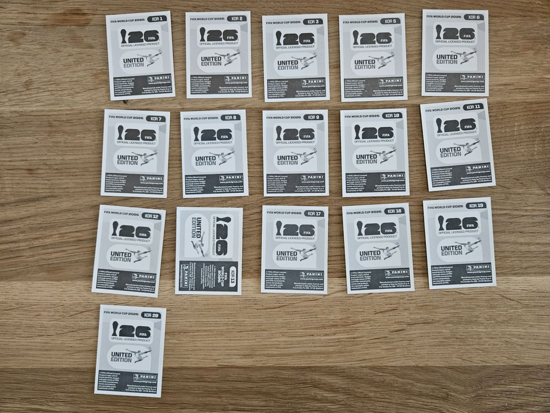 Panini Carte collezionabili: Panini WM 2026 KOR – Nuovo (secondo la descrizione) da Villars-sur-Glane venduto da Bolinot 1