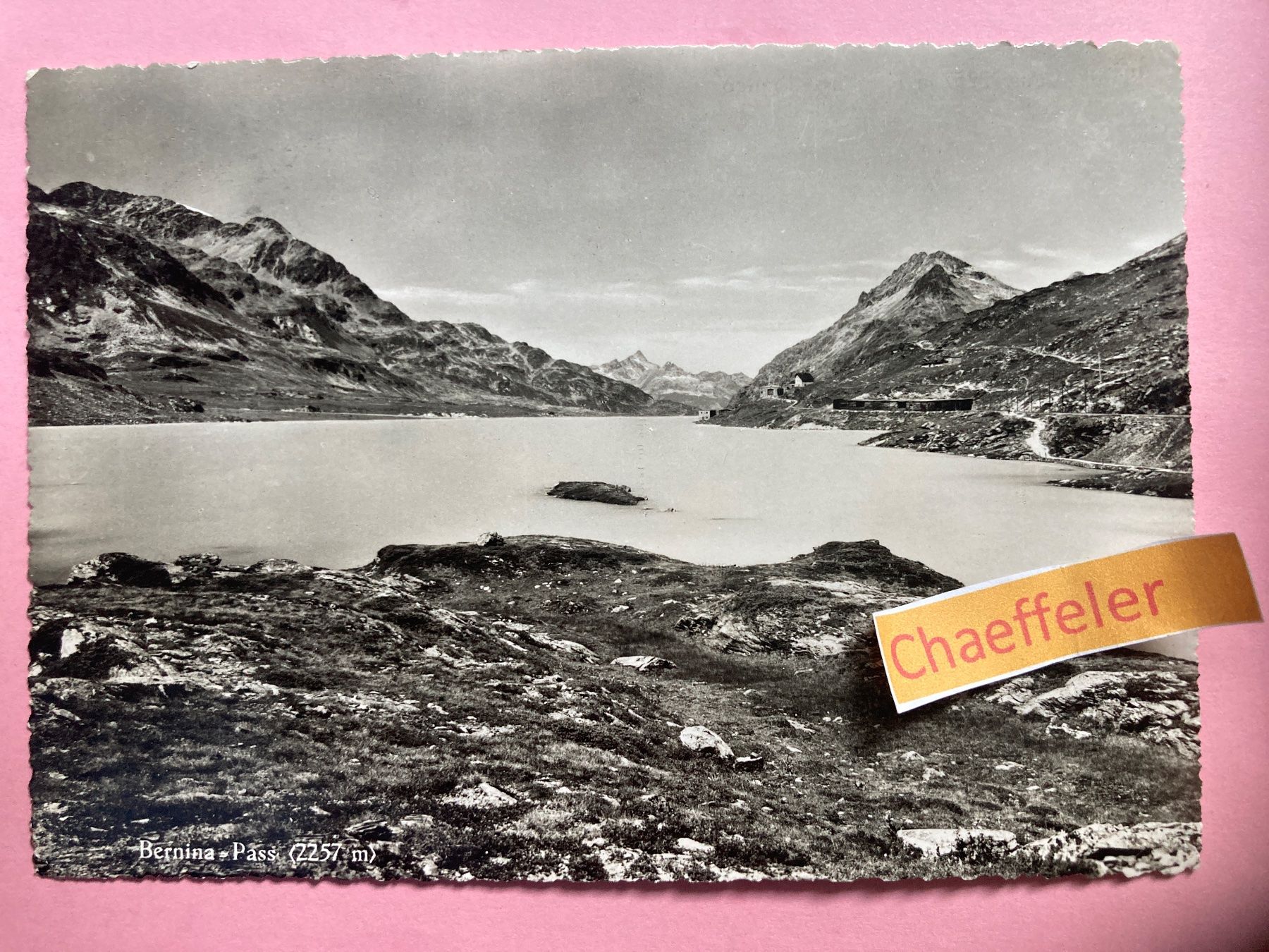 Cartoline postali: 1952 Bernina-Pass mit Lago Bianco – Usato da Zürich venduto da Chaeffeler