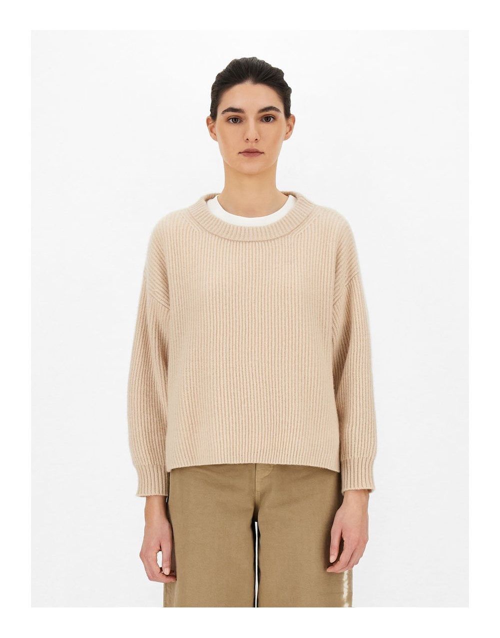 Max Mara Maglioni & Felpe: Max Mara Weekend LA Strick Pullover Lotus beige Gr M neu – Nuovo e nell'imballaggio originale da Zürich venduto da rar_b2y9 2