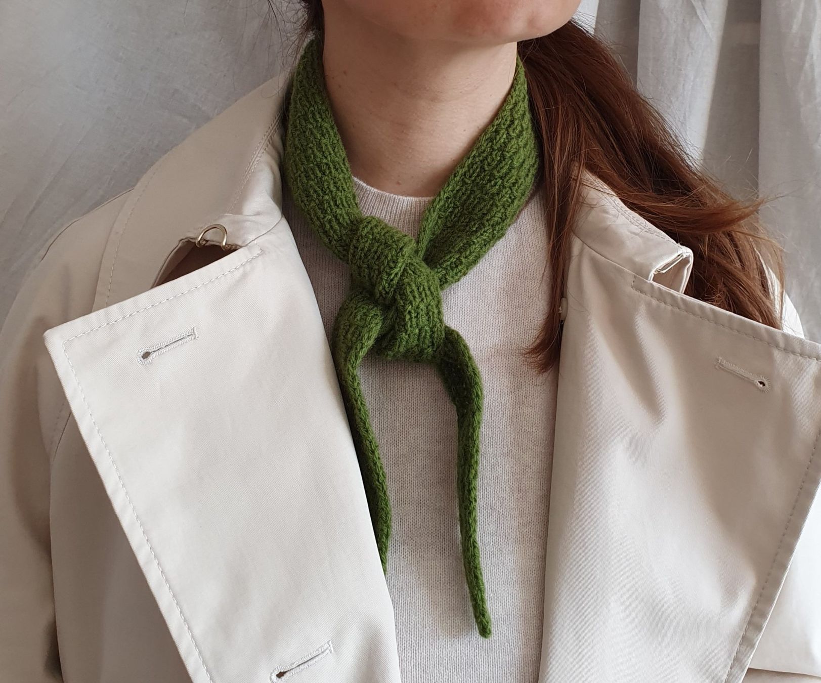 Foulard & Sciarpe: Mini scarf, Strickschal, Handgestrickt, Unikat, Geschenk – Nuovo e nell'imballaggio originale da Neunkirch venduto da Sandramay 7