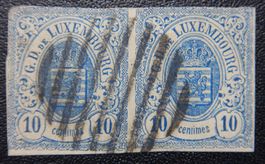 Luxemburg Kat. 6a gest. 1859 Kat. 50 Euro