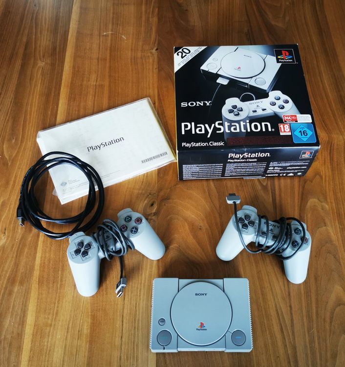 CONSOLE PLAYSTATION CLASSIC MINI PS1 20 JEUX NEUF NEW