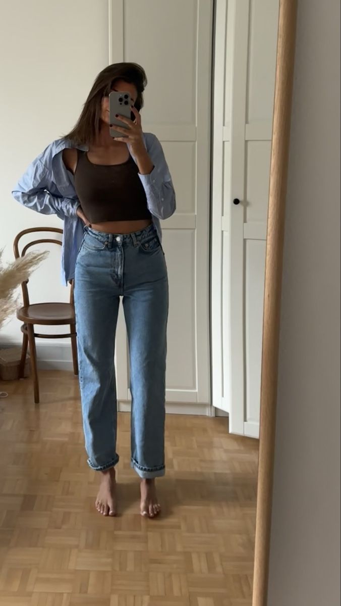 Weekday Jeans: Weekday Rowe Extra High Straight Jeans Gr. 25/30 – Nuovo e nell'imballaggio originale da Zürich venduto da Aya03 1