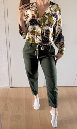 Pinion Bluse Gr. 9R 36 Bluse Seide-Mix Top Zustand