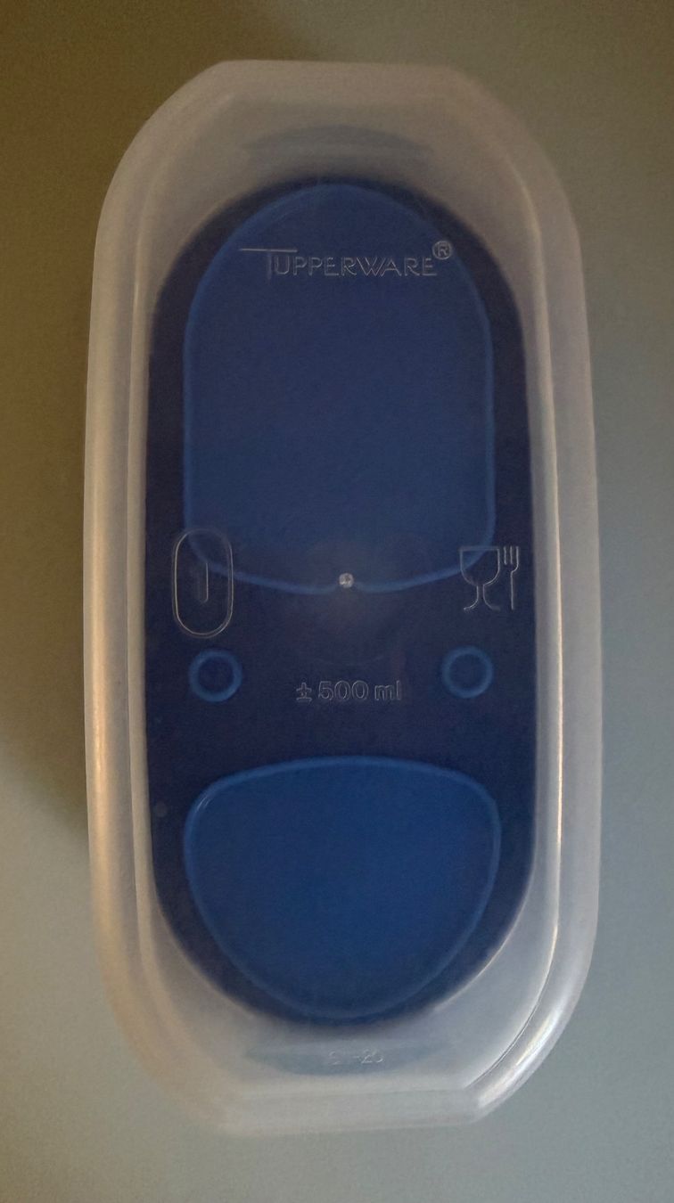 Tupperware Behälter & Ähnliches: Tupperware Vorratsdose 500ml, blau – Gebraucht aus Niederhasli von Erwied 5