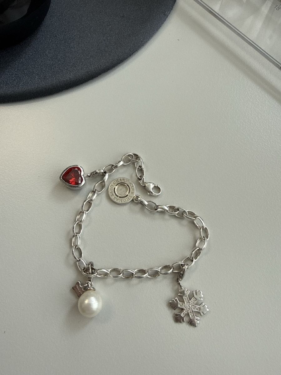 Thomas Sabo Bracciali & Braccialetti: Thomas Sabo Armband Silber mit Charms – Usato da Bassersdorf venduto da padriga68