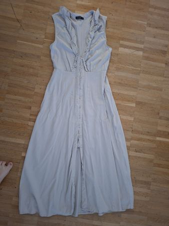 Sommerliches Maxikleid in Beige, Grösse M/38, Top Zustand