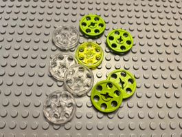 Lego 9x Seilrolle (4185) diverse Farben