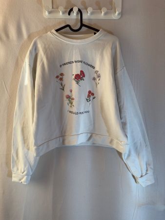 weisser Pullover aus Baumwolle von C&A Gr.M