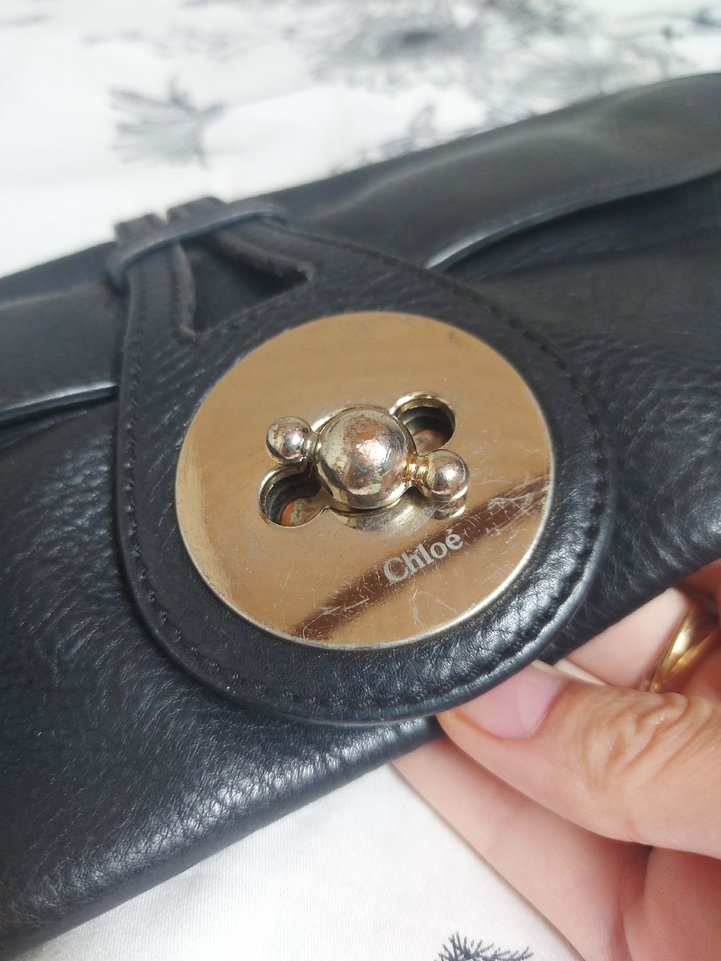 Chloé Borse da donna: Pochette Chloé en cuir – Usato da Lausanne venduto da Super-cerise 2