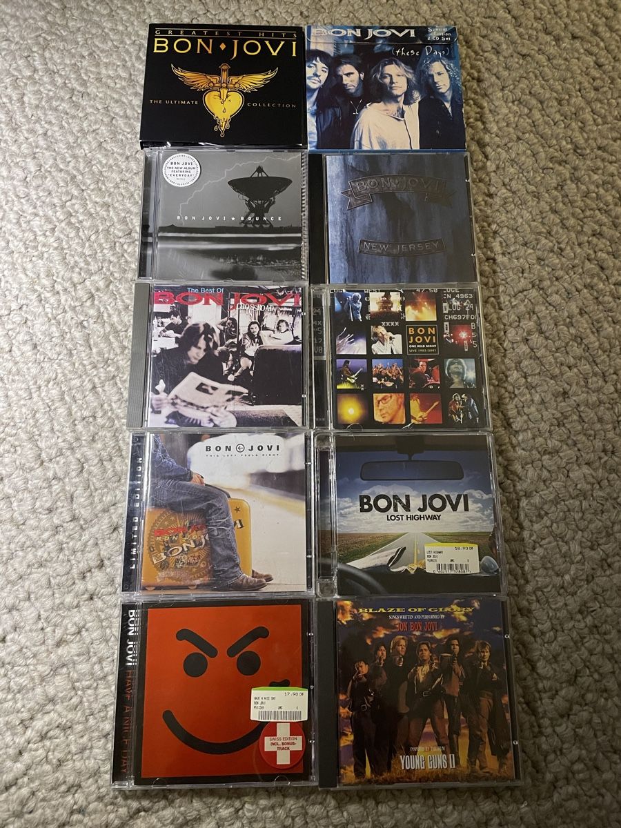 CDs: 10x Bon Jovi  – Gebraucht aus Reinach AG von trigger7811
