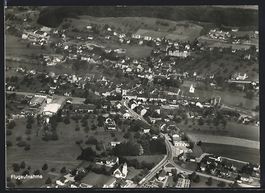AK Mellingen, Flugaufnahme des Ortes
