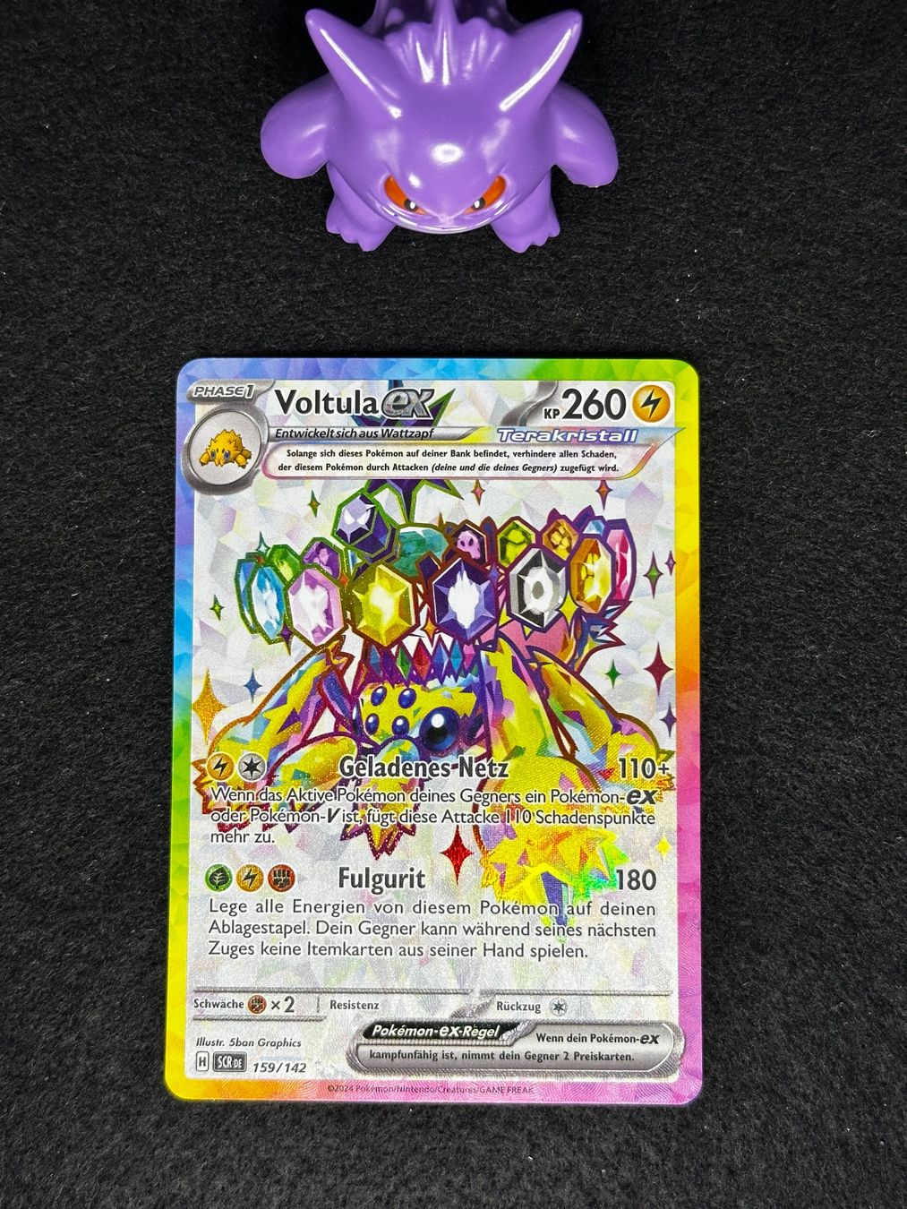 Pokémon Cartes à collectionner: Stellarkrone - Voltula ex SCR 159 DE – Neuf (Voir description) à Winterthur par MonCards