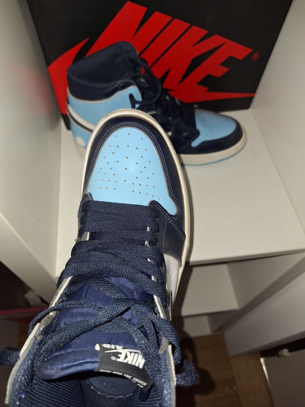 Scarpe da uomo: Jordan 1 Blue Chilli – Usato da Kaufdorf venduto da cheriecoco 2