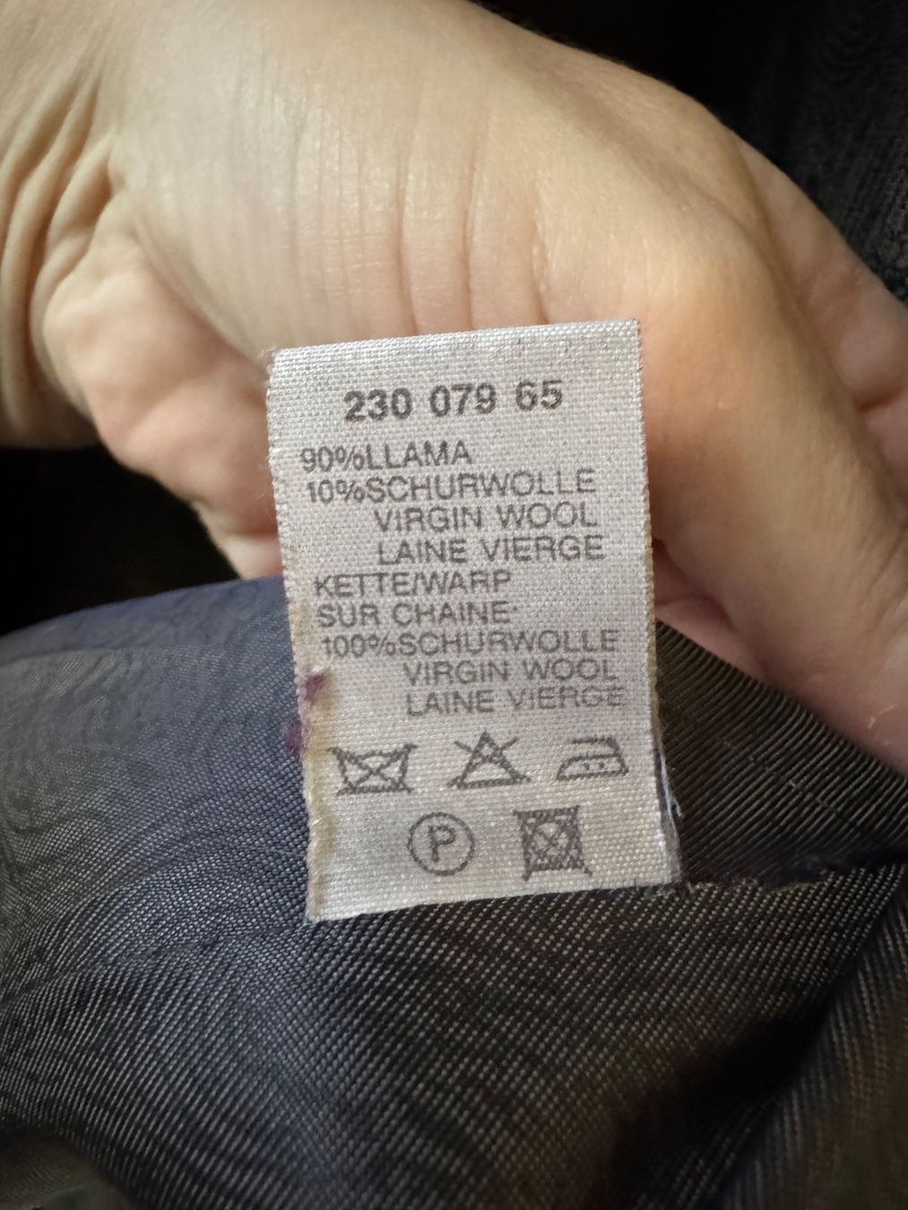 Cappotti: Mantel aus reiner Schurwolle Gr. 44 – Usato da Grosswangen venduto da second_hand_dress 4
