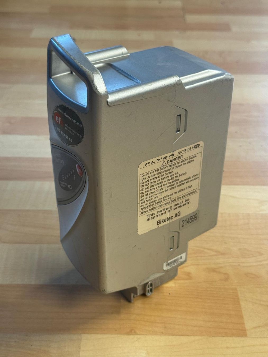 Flyer Batterie: Flyer NKY335B2 26V/16Ah – Difettoso da Aristau venduto da SwissVolts_Akkus 1