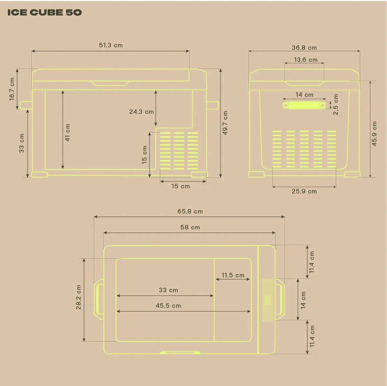 Frigoriferi & Refrigeratori: IceCube 50 Kompressor-Kühlbox 50L - Plug in Festivals – Nuovo e nell'imballaggio originale da Büren an der Aare venduto da Wir1 5