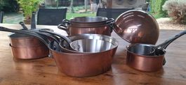 Casseroles en cuivre/inox (lot entier)