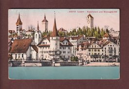 LUZERN - Kapellplatz - Museggtürme - 1912