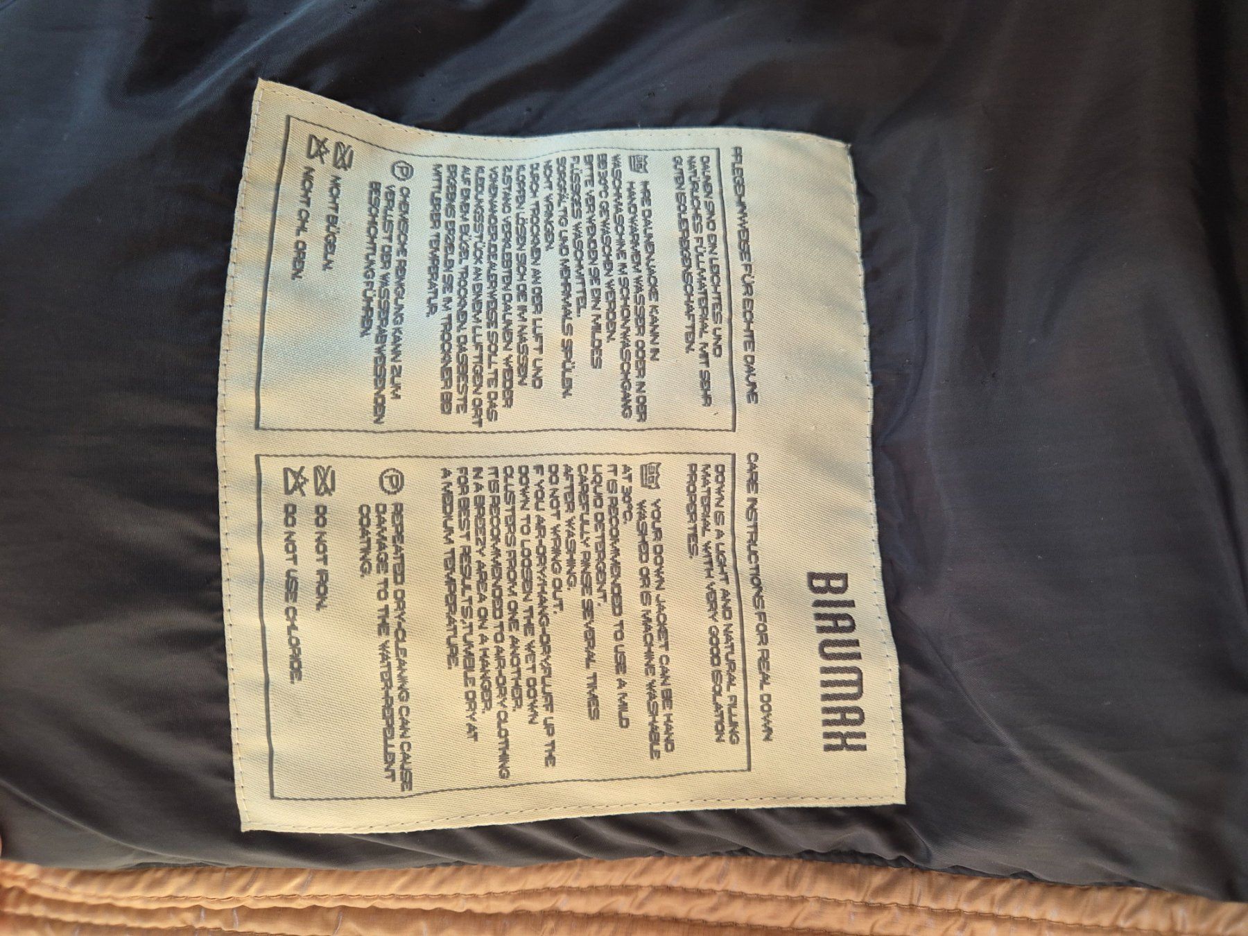Giacche: Blaumax Daunenjacke camel/blue, Gr. XS – Usato da Unterengstringen venduto da ang_tm99 3