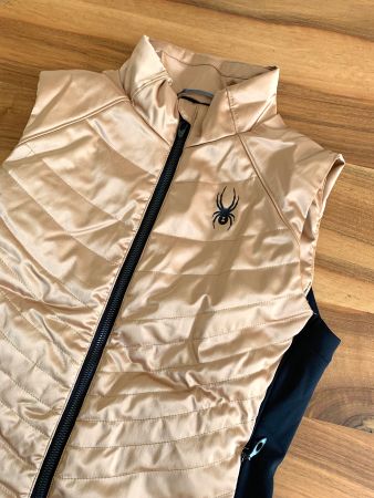 SPYDER Gilet/Weste gold/schwarz Primaloft Gr. M wie NEU