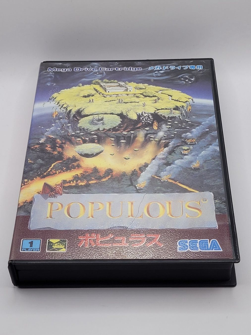 Sega Giochi: Populous Mega Drive OVP Japan – Usato da Münchenstein venduto da danytlaw