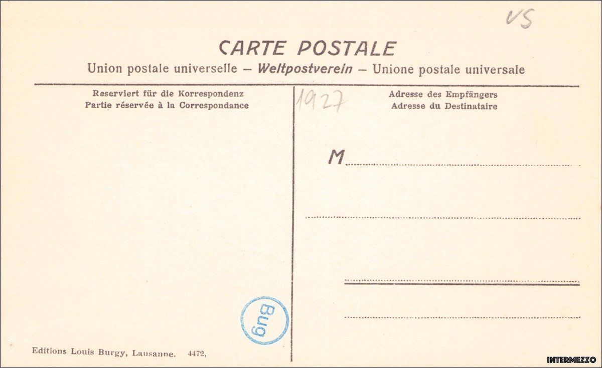 Cartoline postali: Visp Viège et Balfrin // 1927 – Usato da Basel venduto da intermezzo12 1
