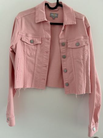 Rosa Jeansjacke von Yes No, Gr. L – Top Zustand!