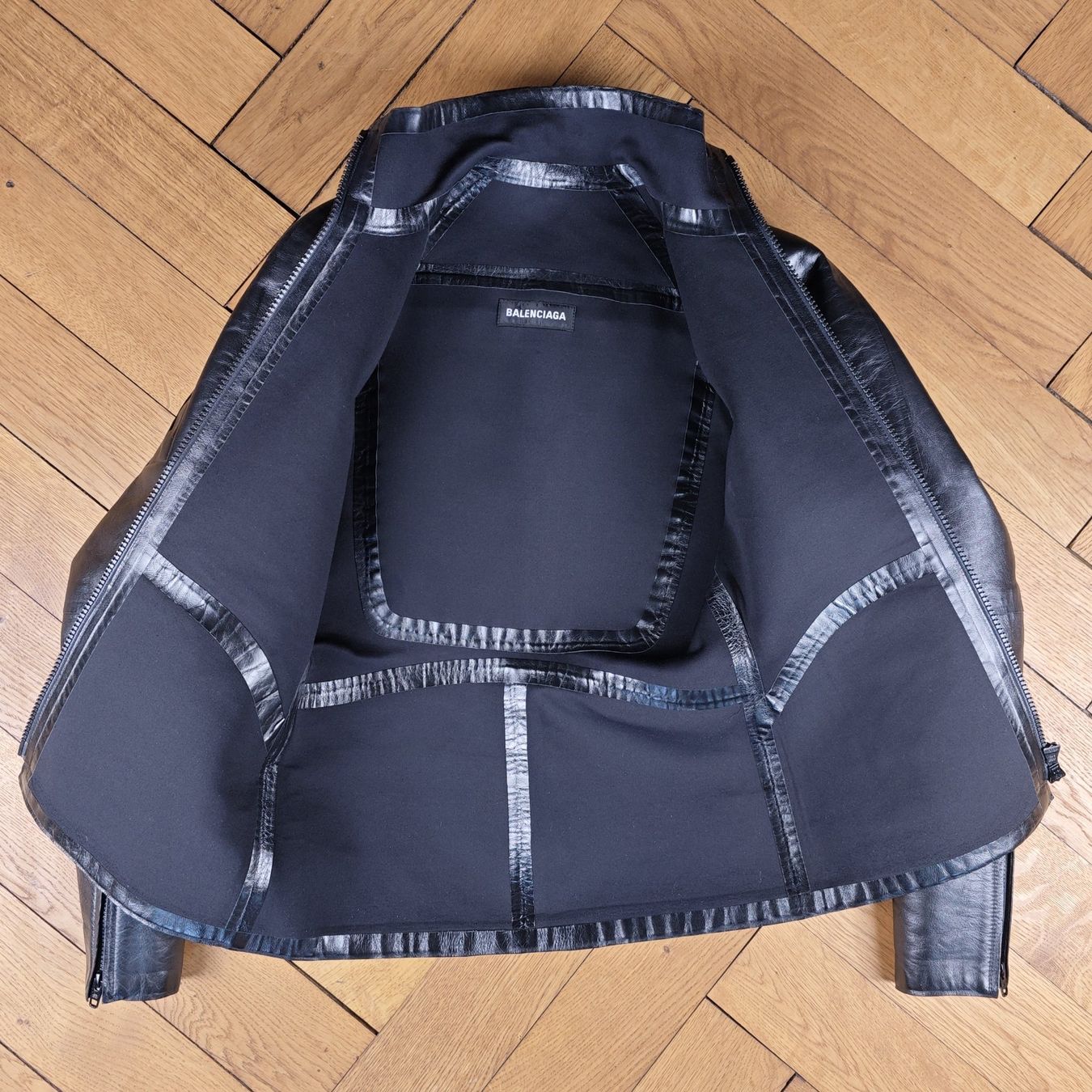 Balenciaga Giacche: Balenciaga - BLNCG Leather Scuba Jacket FW20 - S/M – Usato da Schaffhausen venduto da clxud 2