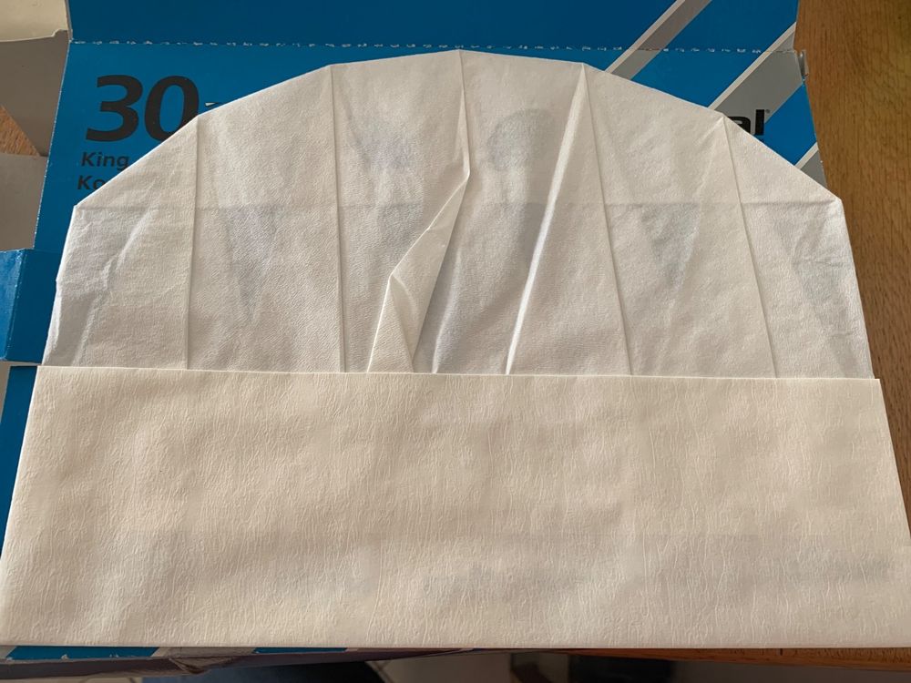 Boland Kochmütze In Weiß – Klassische Köche-Mütze, Kopfweite 59 Cm