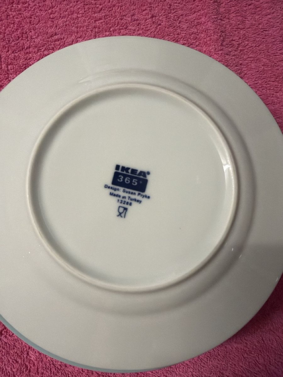 Ikea Piatti: 6x Ikea 365+ Teller, hellblau, Susan Pryke Design – Usato da Strengelbach venduto da Dory 1