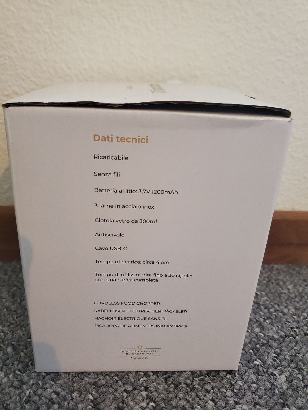 Elettrodomestici da cucina: Elektrischer Mini-Gemüsehacker/Food Processor – Nuovo (secondo la descrizione) da Horgen venduto da jaykems 1