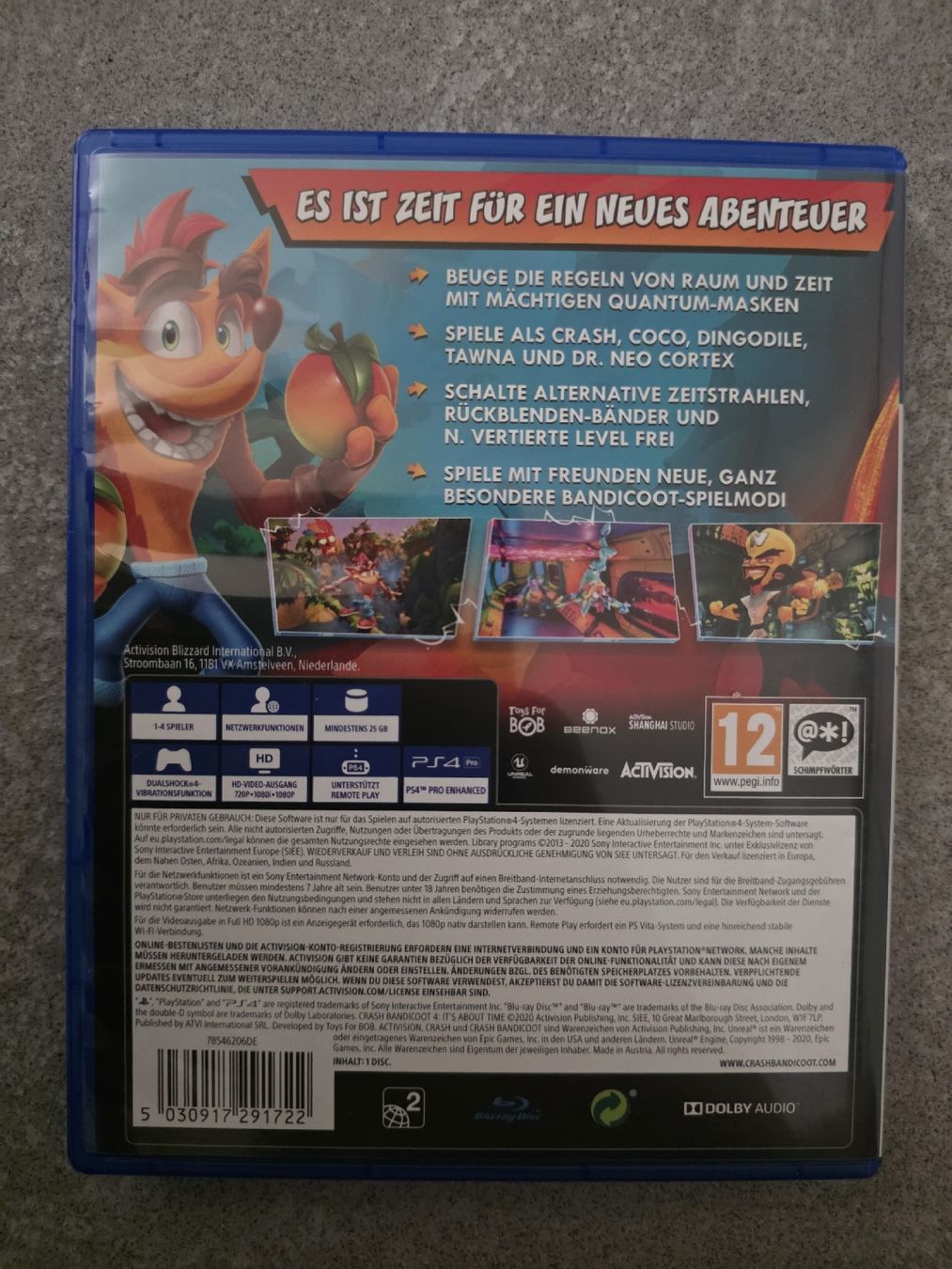 Giochi: Crash Bandicoot It's About Time PS4 – Usato da Zug venduto da Mandon 1