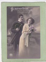 Kitsch Paar Frau Mann  Du bist mein Traum 1911