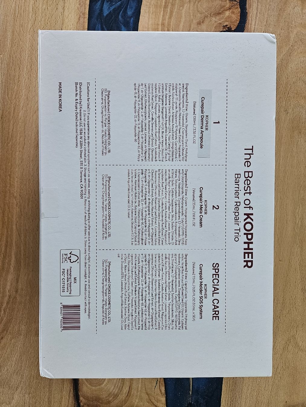 Cura del viso: kopher Set, neu, original, korean skincare – Nuovo e nell'imballaggio originale da Zuchwil venduto da ger_ws6t 1