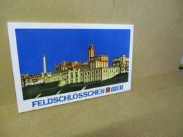 Feldchlösschen Bier -  Emailschild  -   ca. 50 x 31 cm