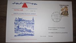 Tatra Air Bratislava - Zürich 03.04.1991